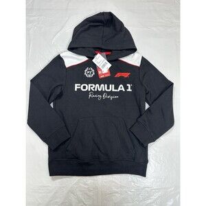 Formula 1 Hoodie Kids Size S 8 Black New Miami 2025 Racing Division Graphic A1
